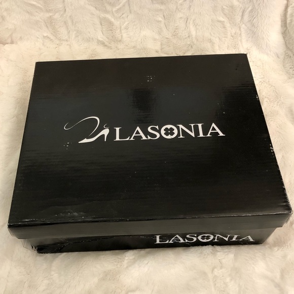 Leopard Print Glitter Heels - Picture 8 of 8